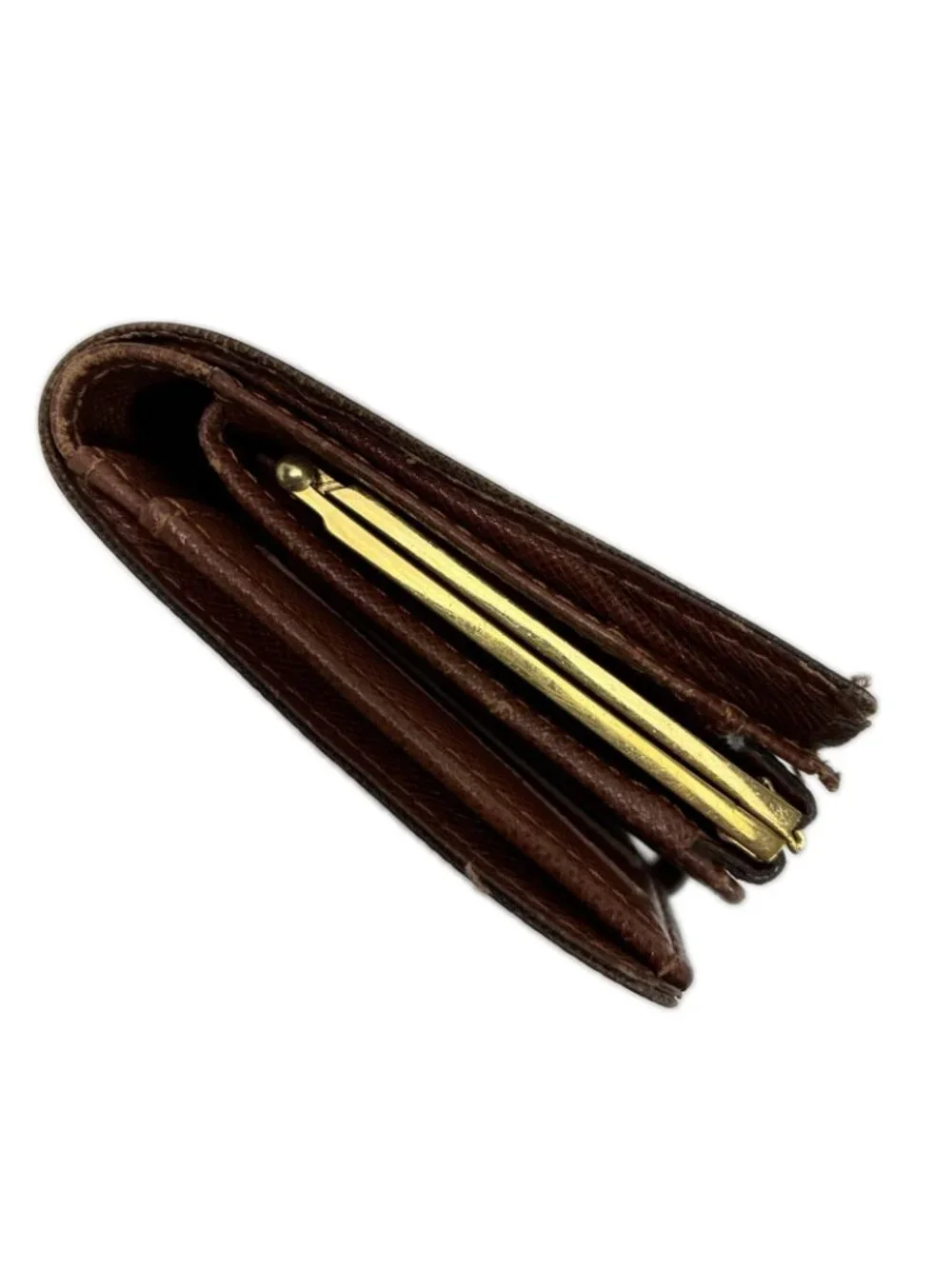 Louis Vuitton Monogram Porte Monnaie Billets Viennois Bifold Wallet Kiss Lock